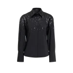 Zuhair Murad Taffeta Paillettes Shirt