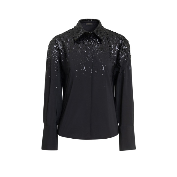 Zuhair Murad Taffeta Paillettes Shirt