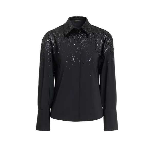 Zuhair Murad Taffeta Paillettes Shirt