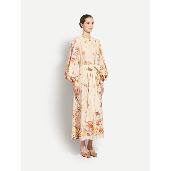 Zuhair Murad Tree Print Ankle Dress, view 3