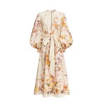 Zuhair Murad Tree Print Ankle Dress