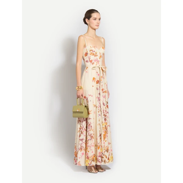 Zuhair Murad Tree Print Long Dress, view 3