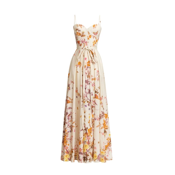 Zuhair Murad Tree Print Long Dress