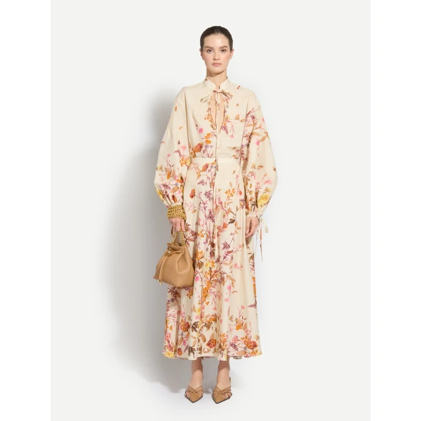 Zuhair Murad Tree Print Midi Skirt, view 2