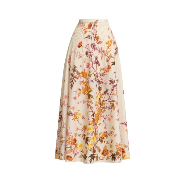 Zuhair Murad Tree Print Midi Skirt