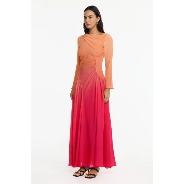 Acler Abberton Maxi Dress in Tropical Breeze, view 2