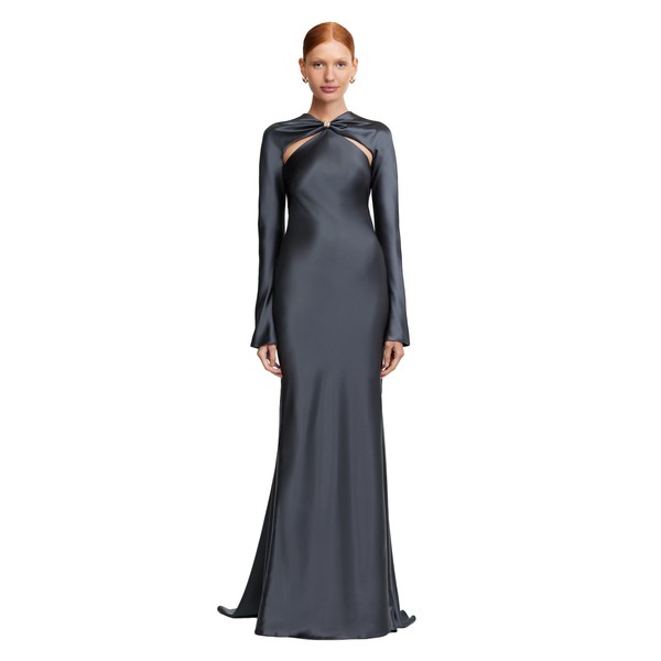 Acler Acre Gown in Charcoal