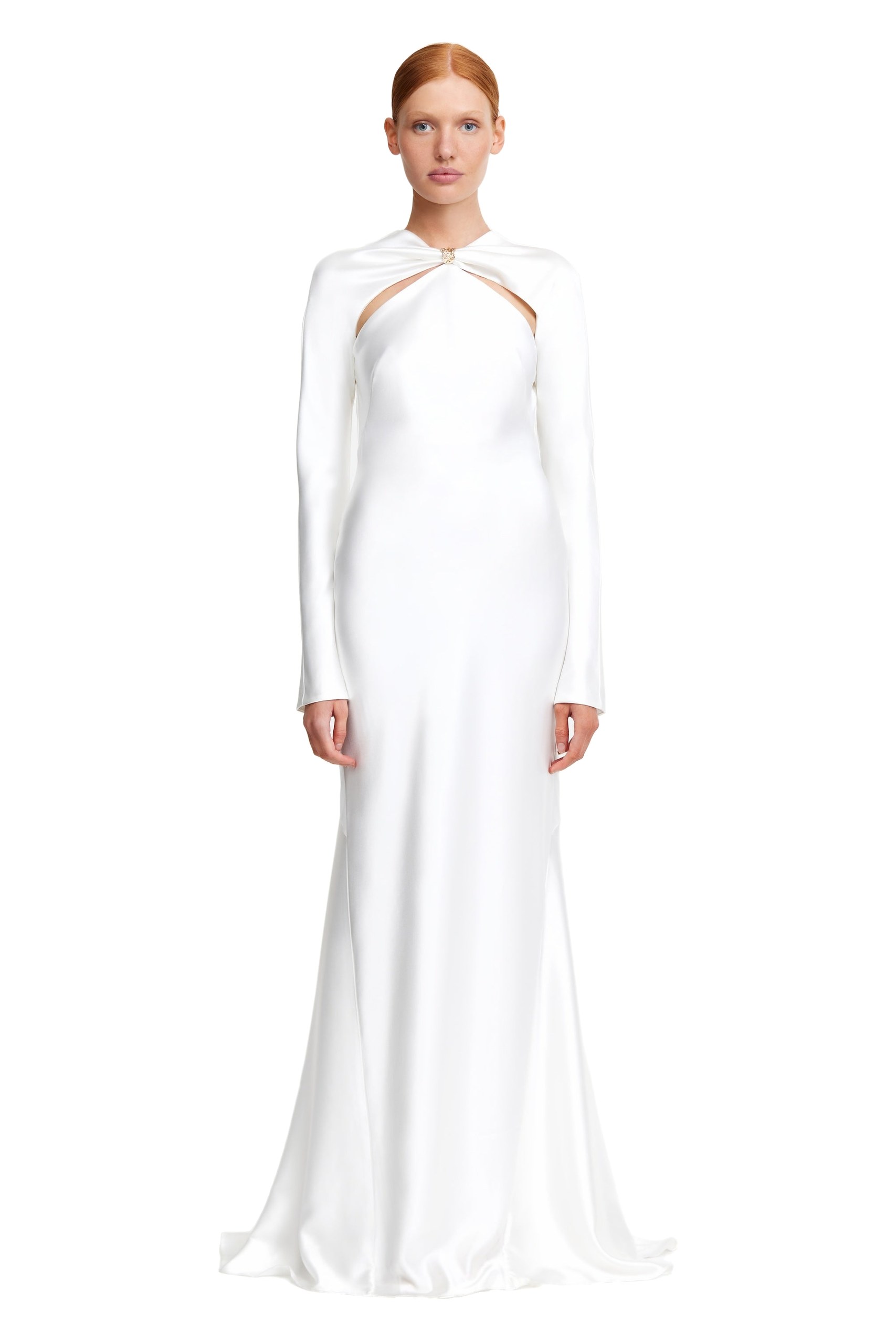 Acler Acre Gown in Ivory, Ivory Dresses