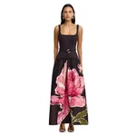 Acler Actonhill Maxi Dress in Garnet Magnolia