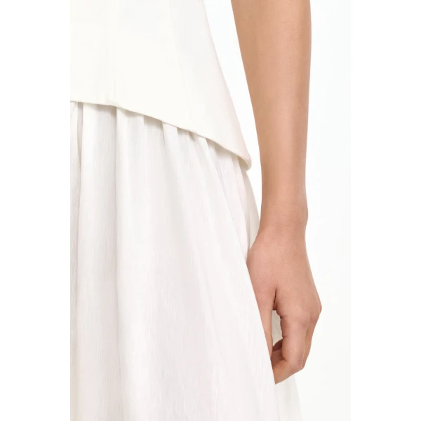 Acler Actonhill Maxi Dress in Ivory, view 4