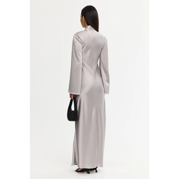 Acler Adcote Gown in Dove, view 3