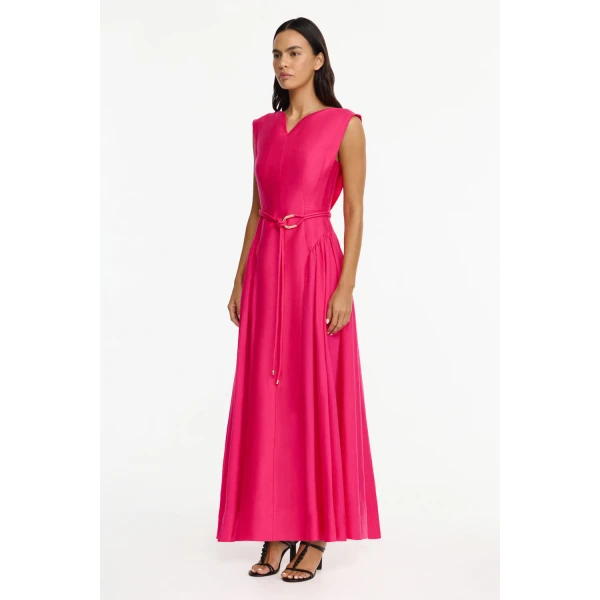 Acler Alvie Maxi Dress in Magenta, view 2