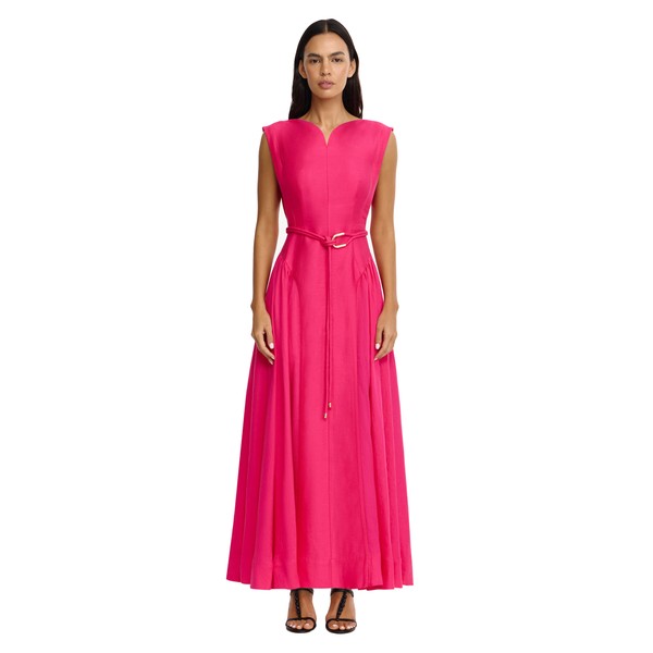 Acler Alvie Maxi Dress in Magenta