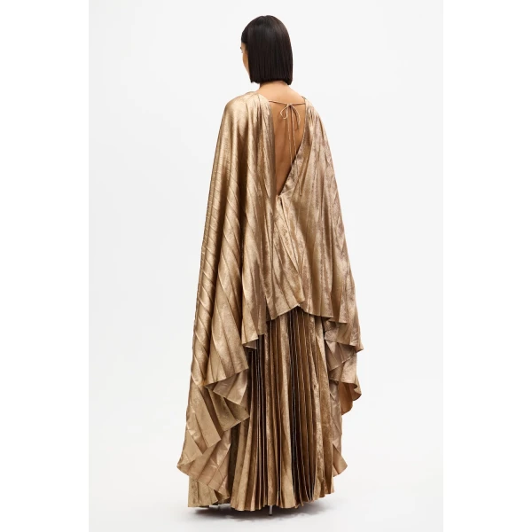 Acler Anslow Maxi Dress in Gold, view 3
