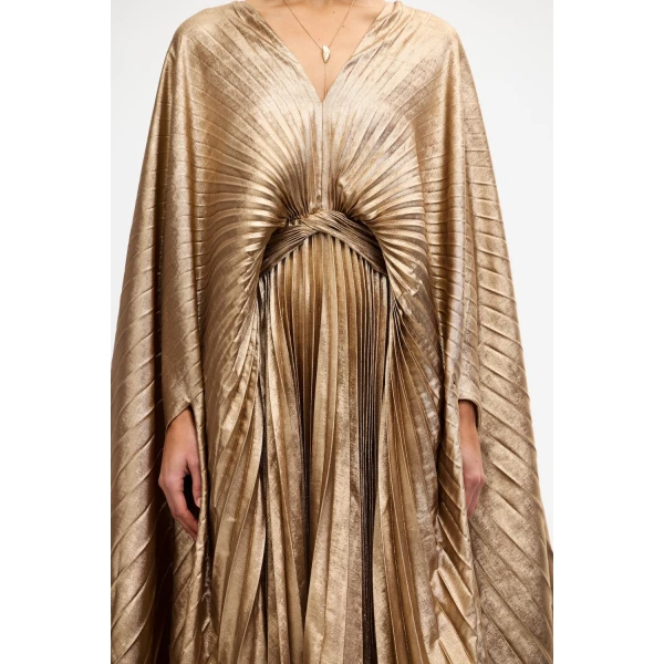 Acler Anslow Maxi Dress in Gold, view 4