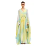 Acler Anslow Maxi Dress in Lemon Mist