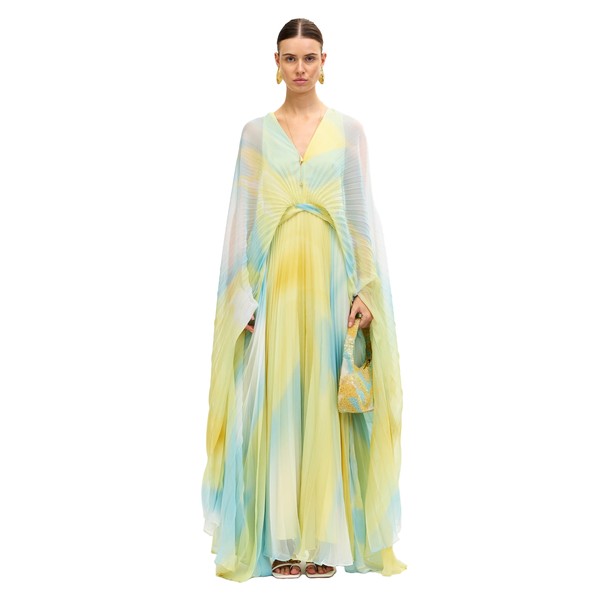 Acler Anslow Maxi Dress in Lemon Mist