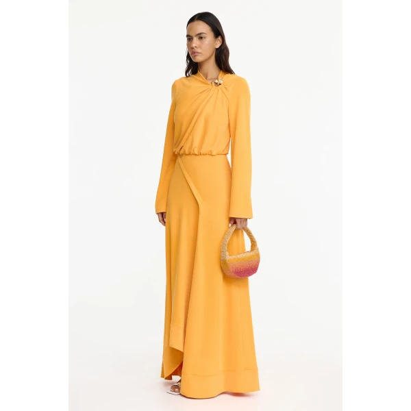 Acler Arbury Maxi Dress in Clementine, view 2