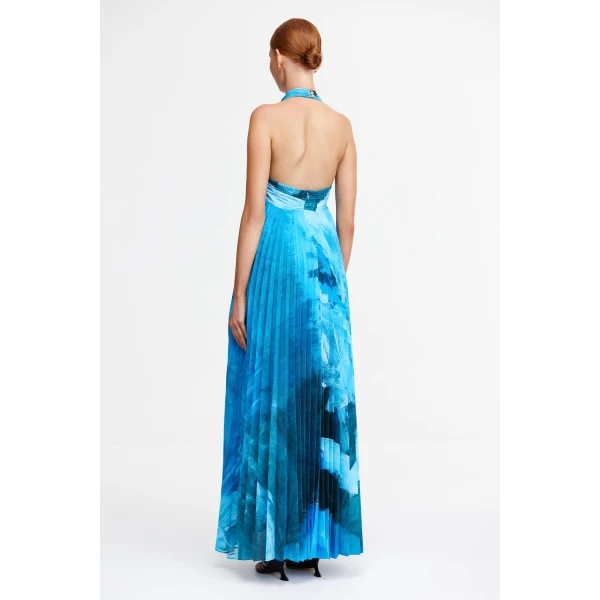 Acler Askham Maxi Dress in Slate Symphony, view 2