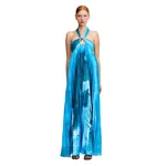 Acler Askham Maxi Dress in Slate Symphony