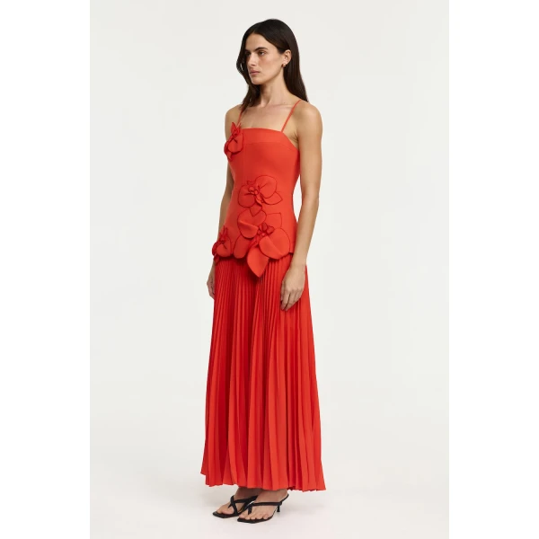 Acler Avision Maxi Dress in Chilli, view 2