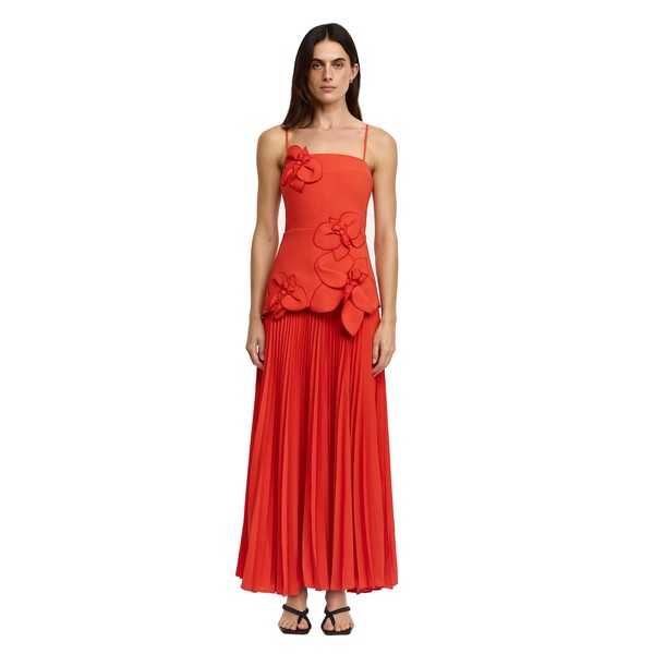Acler Avision Maxi Dress in Chilli