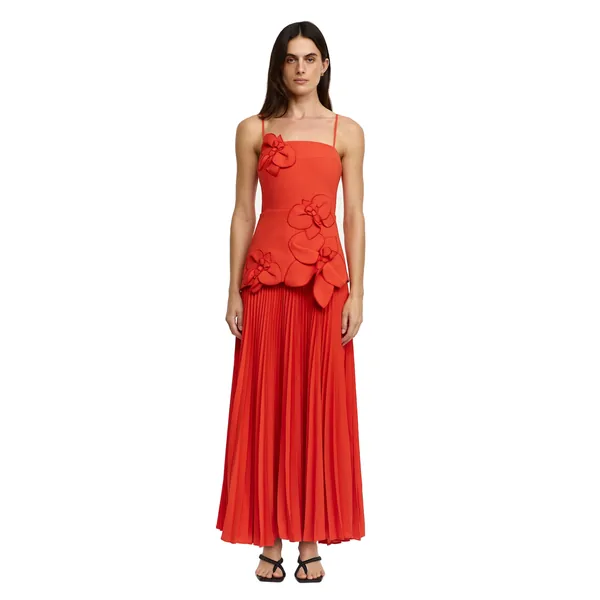 Acler Avision Maxi Dress in Chilli