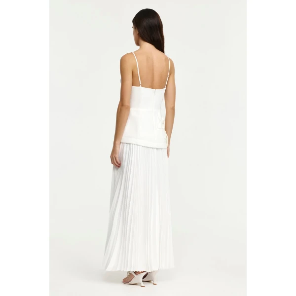 Acler Avision Maxi Dress in Ivory, view 3