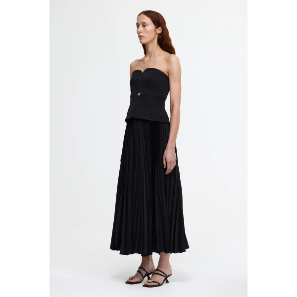 Acler Avonlea Midi Dress in Black, view 2