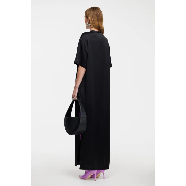 Acler Baile Dress in Black, view 3