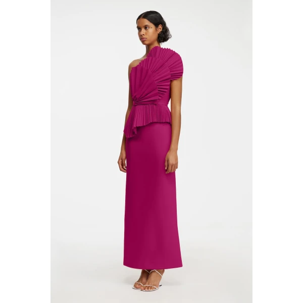 Acler Balderstone Skirt in Iris, view 2
