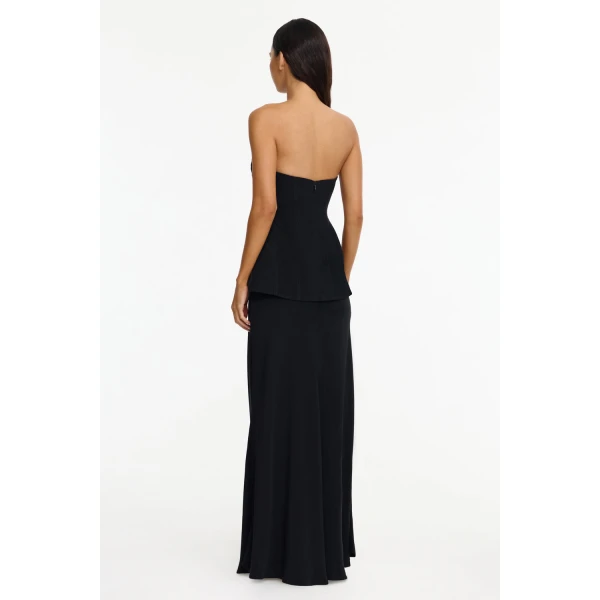 Acler Bankfield Maxi Dress in Black, view 3