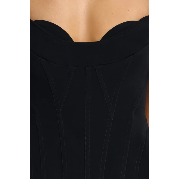 Acler Bankfield Maxi Dress in Black, view 4