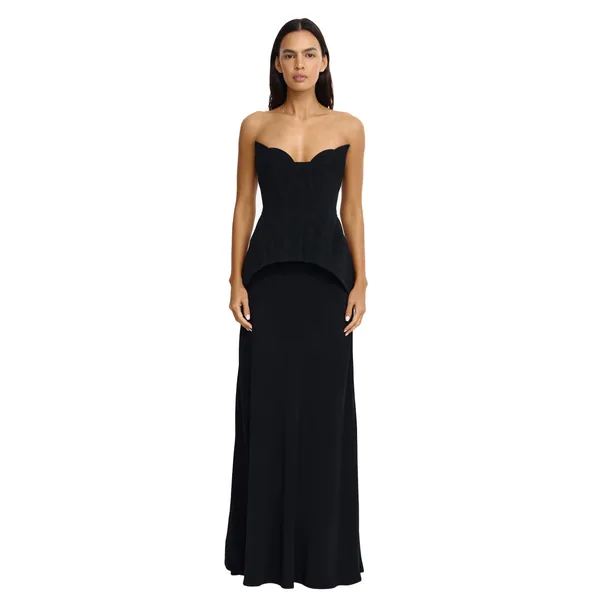Acler Bankfield Maxi Dress in Black