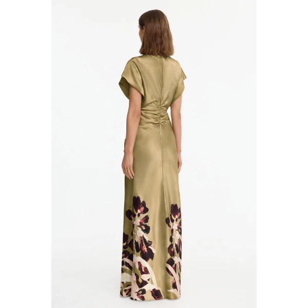 Acler Beckford Maxi Dress in Dusk Bulbs, view 3