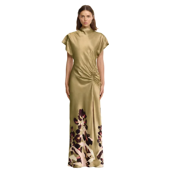 Acler Beckford Maxi Dress in Dusk Bulbs
