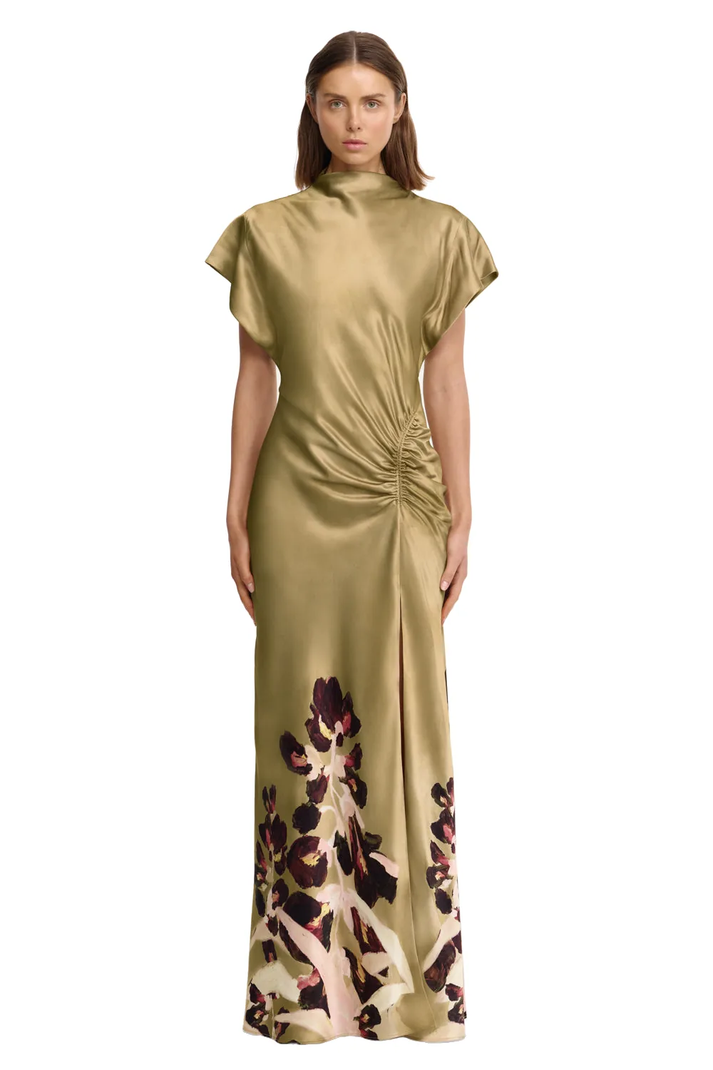 Acler Beckford Maxi Dress in Dusk Bulbs, Multicolour Dresses
