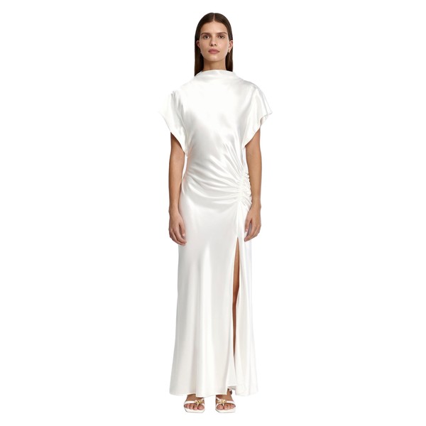 Acler Beckford Maxi Dress in Ivory