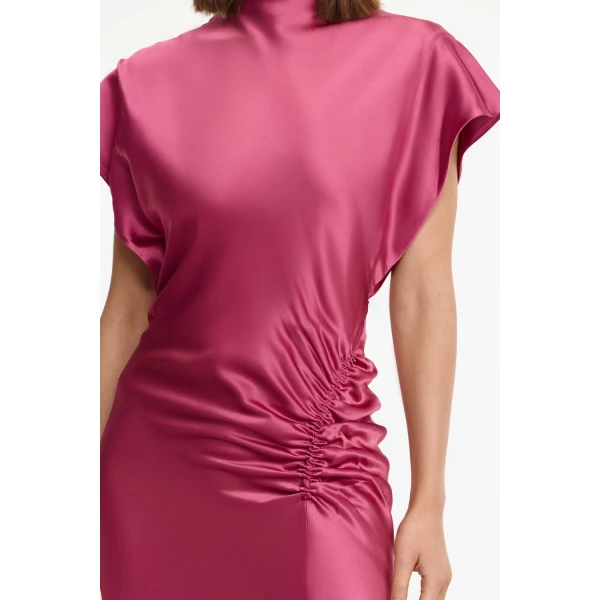 Acler Beckford Maxi Dress in Orchid Pink, view 4