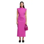 Acler Bepton Midi Dress in Electric Plum