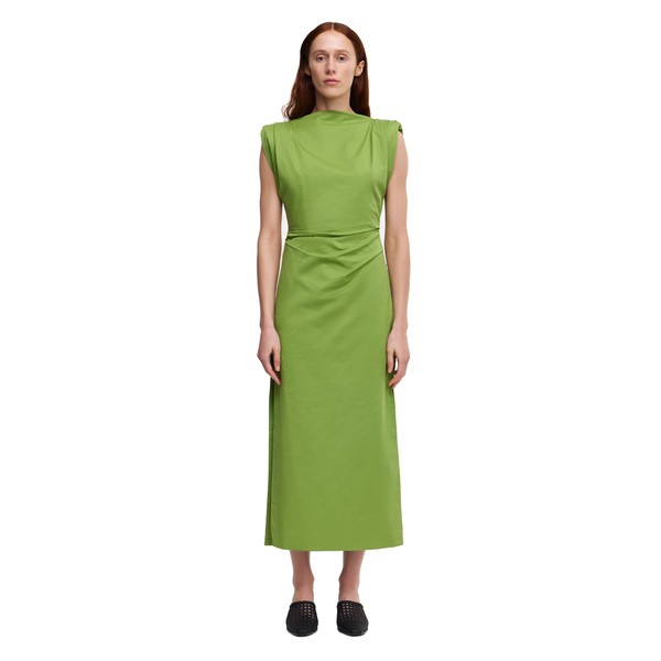 Acler Bepton Midi Dress in Leaf Green