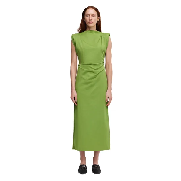 Acler Bepton Midi Dress in Leaf Green