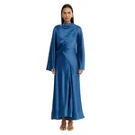 Acler Blaina Midi Dress in Deep Sapphire