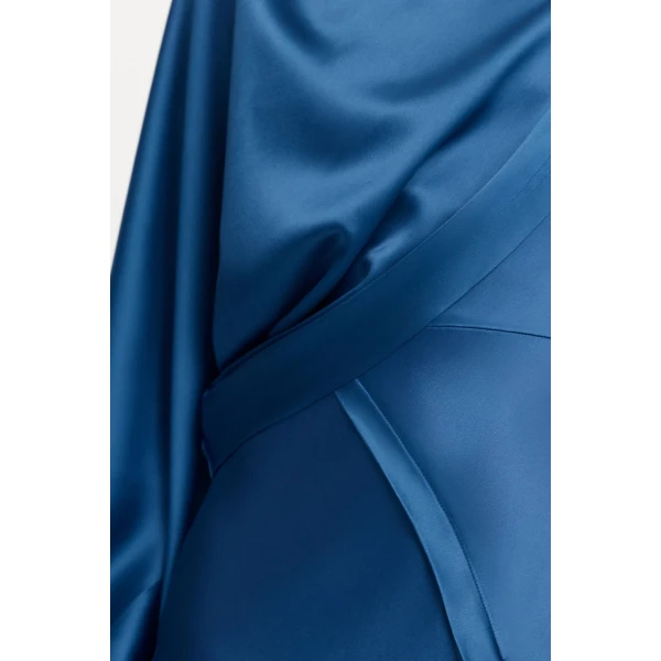 Acler Blaina Midi Dress in Deep Sapphire, view 5
