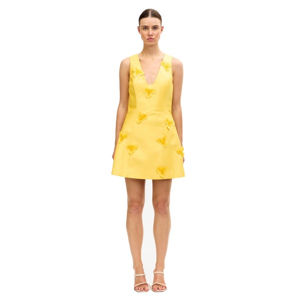 Acler Blairhall Mini Dress in Daffodil