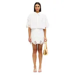 Acler Blairhall Mini Skirt in Ivory