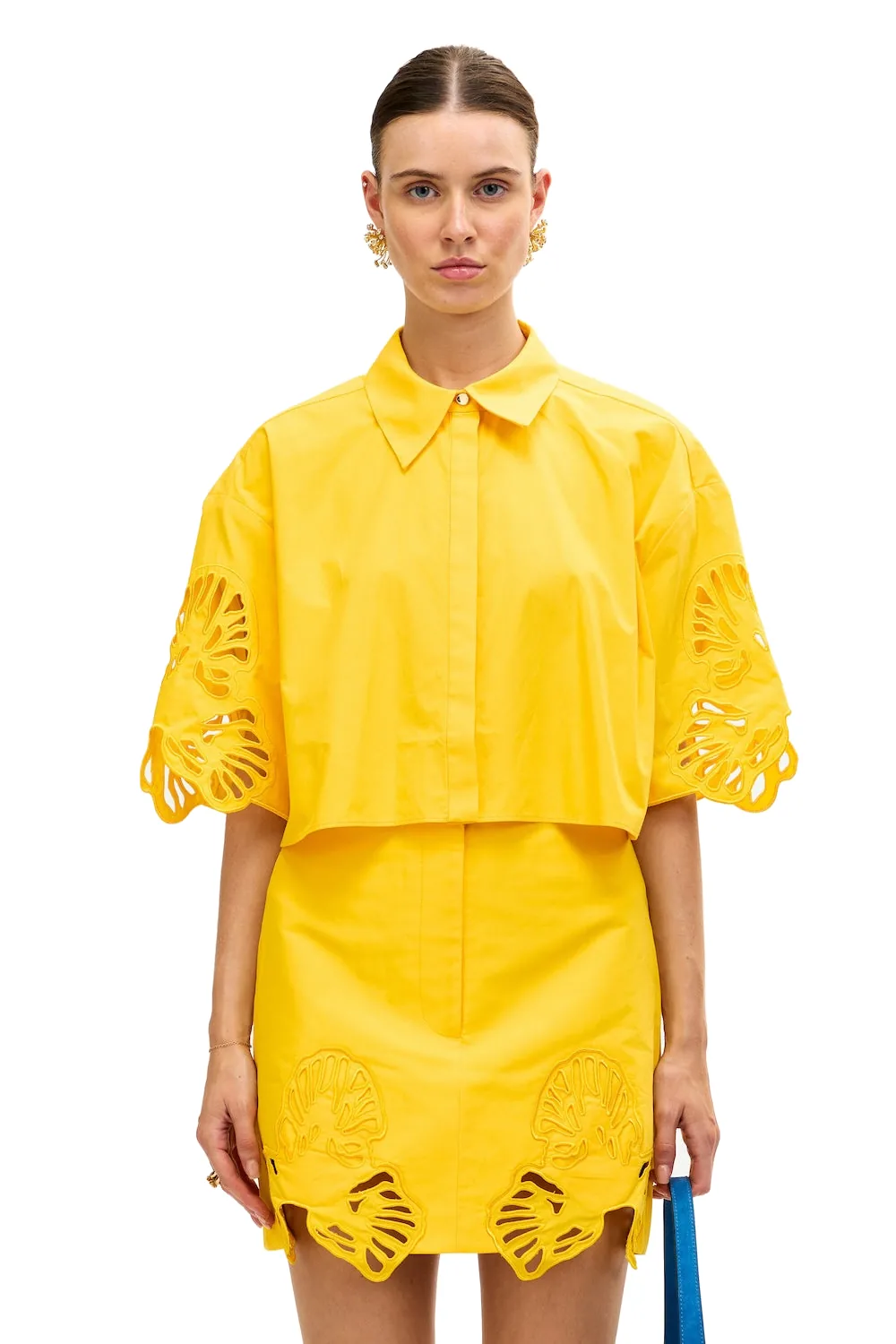 Acler Blairhall Top in Daffodil, Yellow Tops