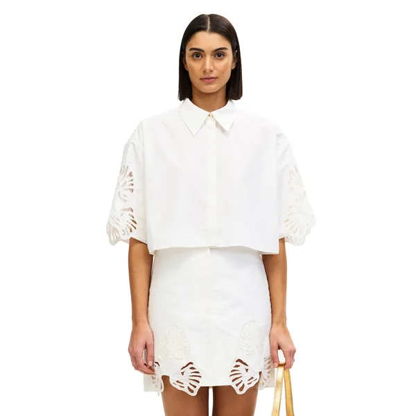 Acler Blairhall Top in Ivory