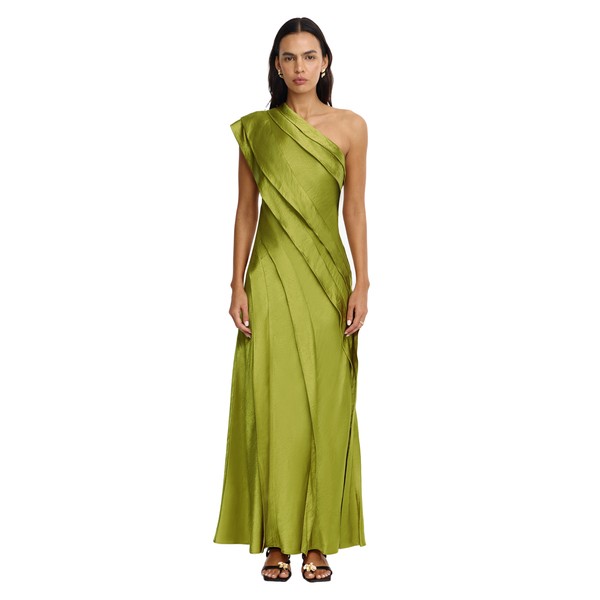 Acler Blenfleet Maxi Dress in Chive