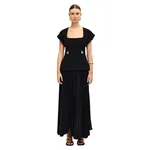 Acler Bollow Maxi Dress in Black